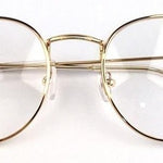 EP New Designer Woman Glasses Optical Frames Metal Round Glasses Frame Clear lens Eyeware Black Silver Gold Eye Glass