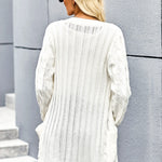 Button Pocket Knit Cardigan