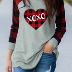 Buffalo Plaid Long Sleeve Sweatshirt