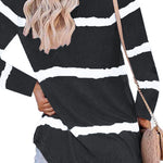 Tie-dye Buttoned Long Sleeve Top