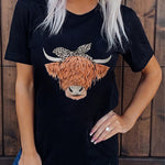 Merry Christmas Santa Clause Print Short Sleeve Graphic Tee