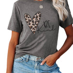 Merry Christmas Santa Clause Print Short Sleeve Graphic Tee