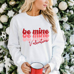 Letter Desert Hat Print Long Sleeve Black Sweatshirt