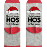 Letter Print Color Block Tube Stockings