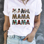 Letter Graphic Print Short Sleeve Tee