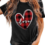 Merry Christmas Santa Clause Print Short Sleeve Graphic Tee