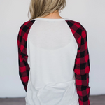 Buffalo Plaid Long Sleeve Sweatshirt