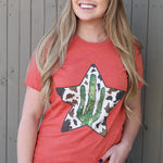 Letter Graphic Print Short Sleeve Tee
