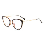 EP Cat eye anti-blue light flat lens European and American glasses TR frame