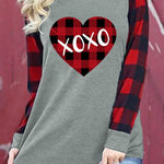 Buffalo Plaid Long Sleeve Sweatshirt