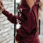 Ribbed Zip Knit Top