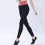 EP High Waist Stretch Yoga Pants Women Dyed Quick Drying Workout Fitness Elastic Tight Sport Yoga Legging Pants Slim