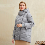 Hooded women winter coat Cotton warm parkas coat female Elegant causal short puffer jacket coat ladies
