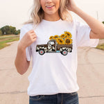 Merry Christmas Santa Clause Print Short Sleeve Graphic Tee