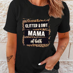 Letter Graphic Print Short Sleeve Tee