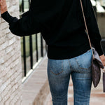 Ribbed Zip Knit Top