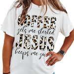 Letter Graphic Print Short Sleeve Tee