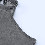 Halter Neck Denim Tank Top