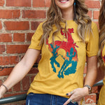Letter Graphic Print Short Sleeve Tee