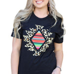 Letter Graphic Print Short Sleeve Tee