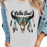 Letter Graphic Print Short Sleeve Tee