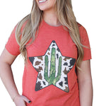 Letter Graphic Print Short Sleeve Tee