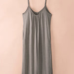 Spaghetti Straps Wide Leg Pocketed Jumpsuits