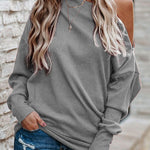 Ribbed Zip Knit Top