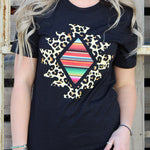 Letter Graphic Print Short Sleeve Tee