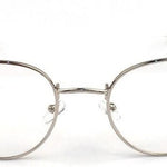 EP New Designer Woman Glasses Optical Frames Metal Round Glasses Frame Clear lens Eyeware Black Silver Gold Eye Glass