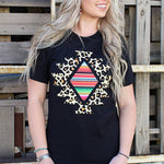 Letter Graphic Print Short Sleeve Tee