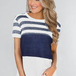 Stripes Colorblock T-shirt