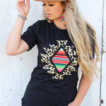Letter Graphic Print Short Sleeve Tee