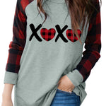 Buffalo Plaid Long Sleeve Sweatshirt