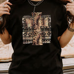 Letter Graphic Print Short Sleeve Tee