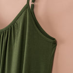 Spaghetti Straps Wide Leg Pocketed Jumpsuits