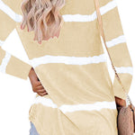 Tie-dye Buttoned Long Sleeve Top