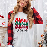 Buffalo Plaid Long Sleeve Sweatshirt