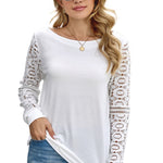 Lace Long Sleeve Top