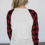 Buffalo Plaid Long Sleeve Sweatshirt