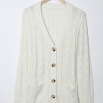 Button Pocket Knit Cardigan