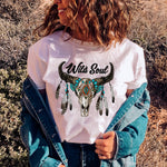 Letter Graphic Print Short Sleeve Tee