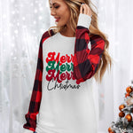 Buffalo Plaid Long Sleeve Sweatshirt