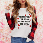 Buffalo Plaid Long Sleeve Sweatshirt