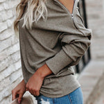 Ribbed Zip Knit Top