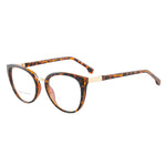 EP Personality trend retro lady cat eye personality anti blue light flat lens frame new optical lens