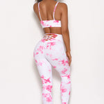 Tie-dye Crisscross Sport Bra and Leggings Set