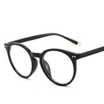EP Big frame round glasses frame web celebrity anti blue light glasses frame rice nail trend flat mirror