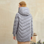 Hooded women winter coat Cotton warm parkas coat female Elegant causal short puffer jacket coat ladies
