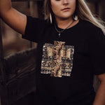Letter Graphic Print Short Sleeve Tee